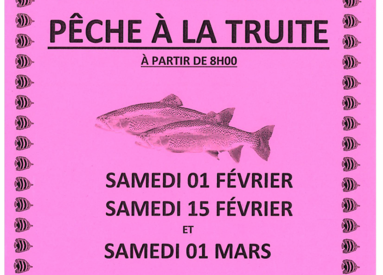 PÊCHE A LA TRUITE