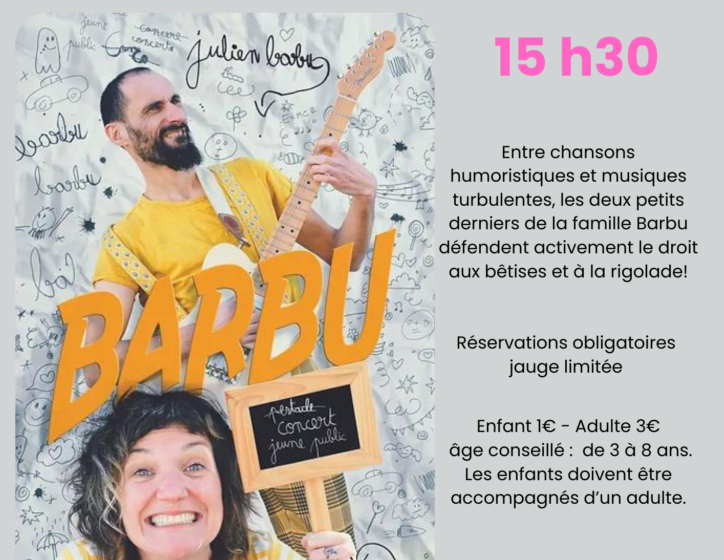 SPECTACLE JEUNE PUBLIC & FAMILIAL « BARBU »