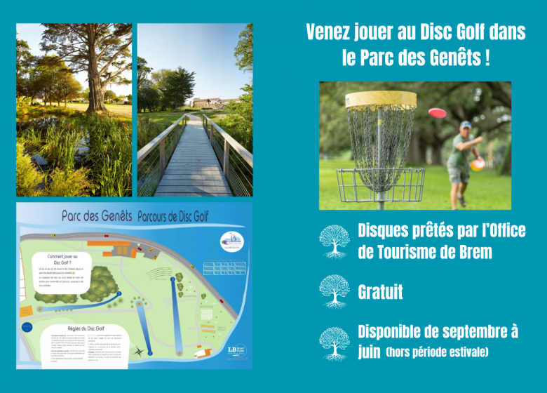 PARCOURS DE DISC GOLF – PARC DES GENETS